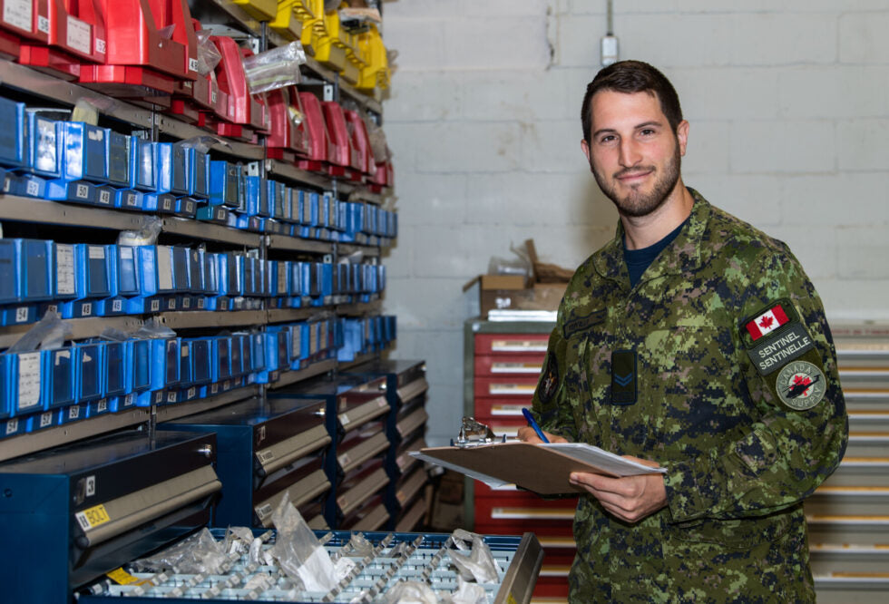 Frédéric Verville Vétéran Canadien en uniforme