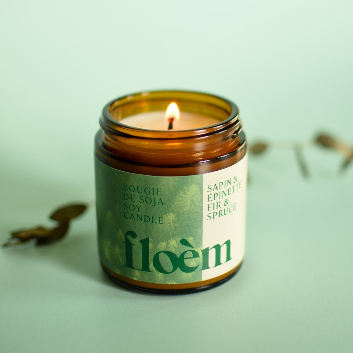 Bougie de soja du Québec - Floèm