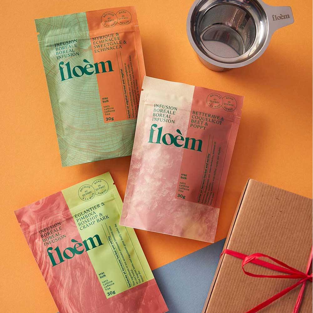 Thé, tisane & herbes 60$ & plus - Floèm