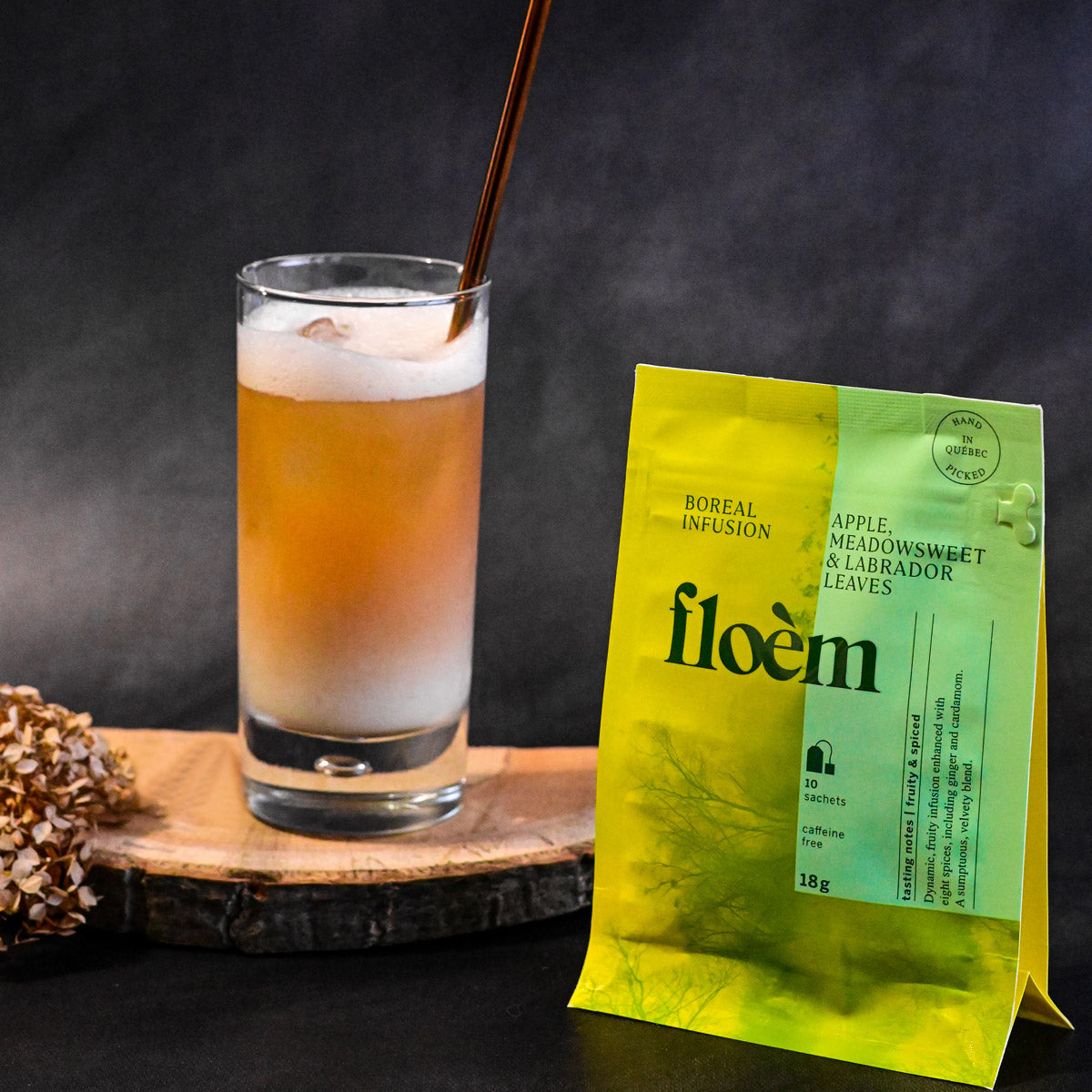 Thé & tisane glacé, infusion boréale