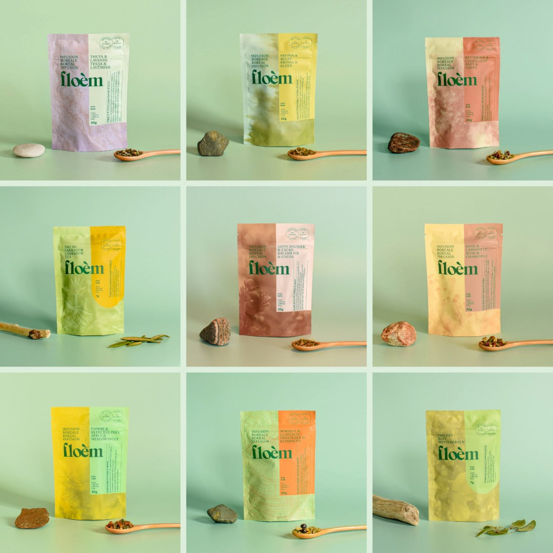 Ensemble de tisane nordique en vrac