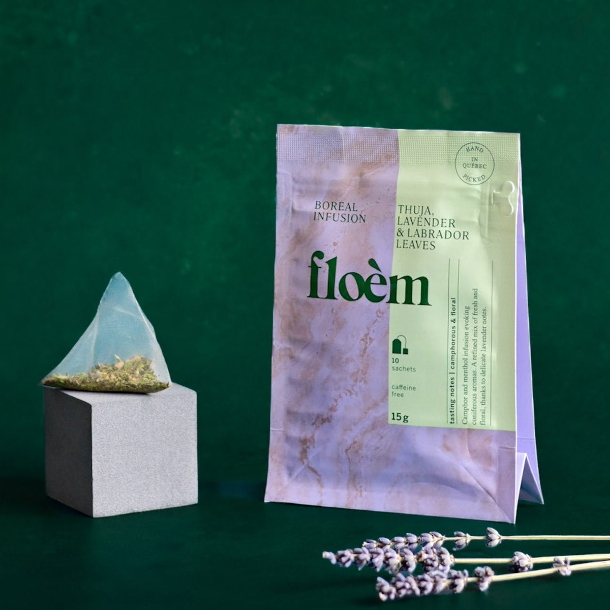 Tisane en sachets Thuya, Lavande & feuilles du Labrador - Tisane - Floèm